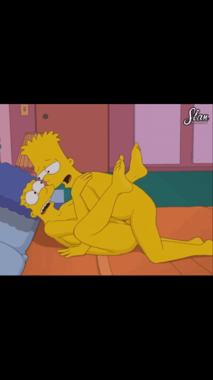 Bart fucking his own mom while his dad is at work