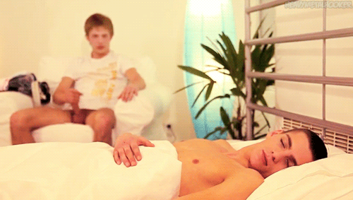 Beautiful gay teen in a awesome solo gif