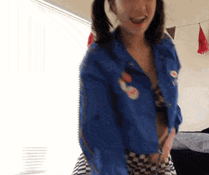 Cutie Stripping And Dancing Her Room