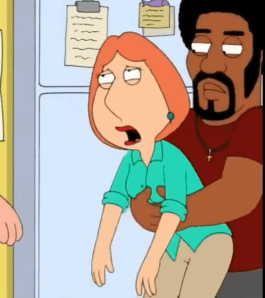Lois Griffin dry humped when choking on food