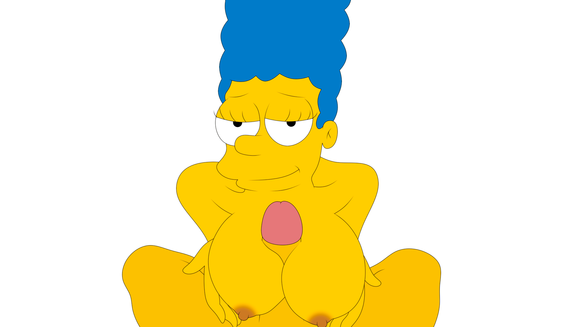 marge giving a boob job