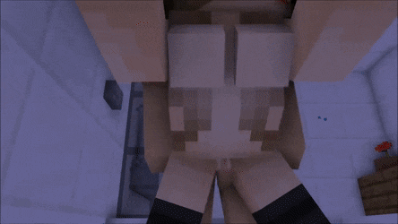 Minecraft Chick Gets Fucked In The Shower