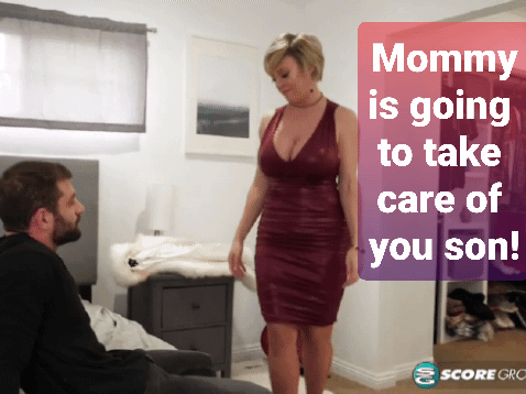 Mommy will make me feel better! Mother takes care of her son. Mother son porn. Hot mother hot mature mom and her son mom son sex taboo mothe