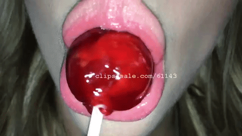 Mouth Fetish - Kali Lollipop Video 1