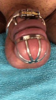 Ruined orgasm in chastity