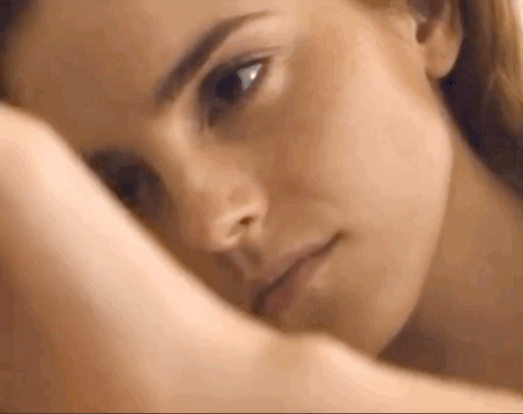 Emma Watson caressing your face