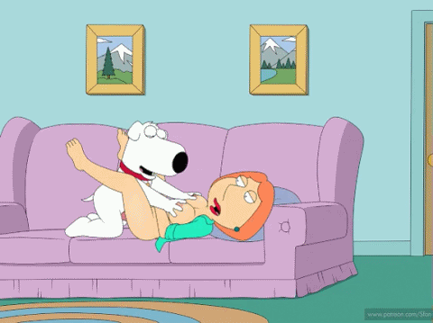 Family Guy - Brian Griffin screws Lois Griffin on the family couch (original clip is by cockload on the board LEWD LOIS GRIFFIN).