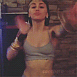 sexy babe Miley Cyrus dancing