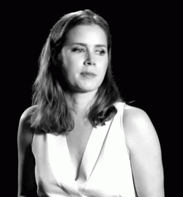 Gif - Amy Adams- Black and White