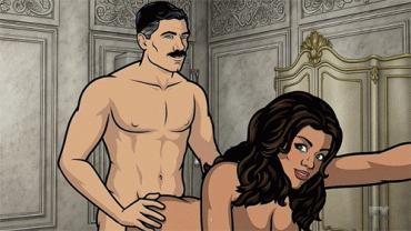 Gif - archer and lana