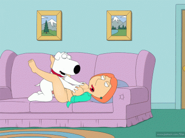 Gif - Brian does Lois on couch