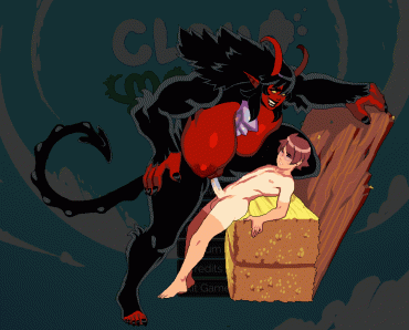 Gif - Cumming in a demon