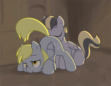 Gif - Derpy Gets Licked