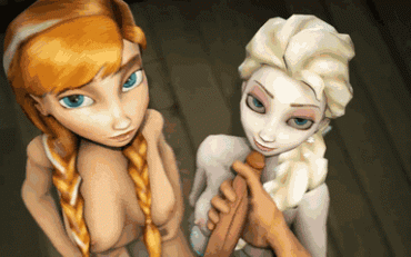 Gif - Frozen - Boombadaboom - Elsa, Anna