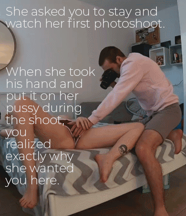 Gif - her first porn photoshoot