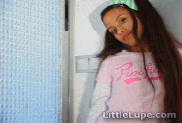 Gif - Little Lupe Teasing