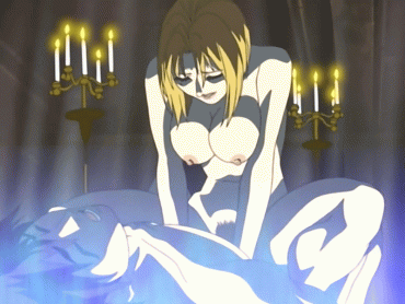 Gif - More Bible Black goodness 22.. Hot blonde Kitami giving Minase a very hot fuck 6