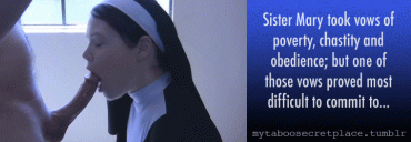 Gif - Ohhhh, Sister Mary! Naughty nun