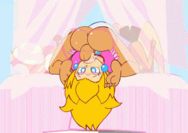 Gif - Peach while Mario is missing