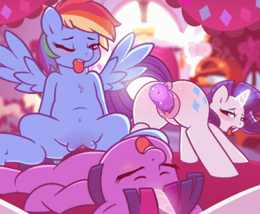 Gif - pony orgy
