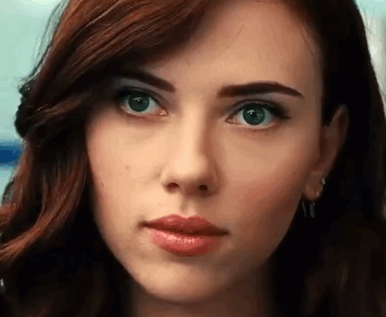 Gif - Scarlett Johansson as black widow