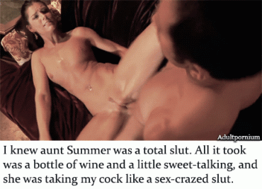 Gif - Slut aunt Summer fucked