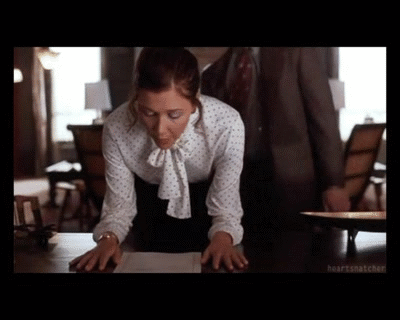 Gif - Aunt Donna gets the special inspection at work