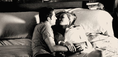 Gif - Couple cuddling in bed