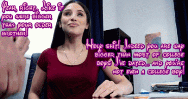 Gif - Don't waste your time with college guys!