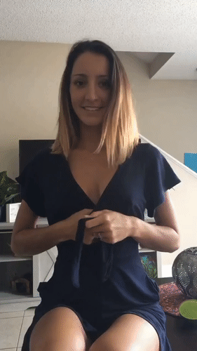 Gif - Married Whore Shaking her Hangers