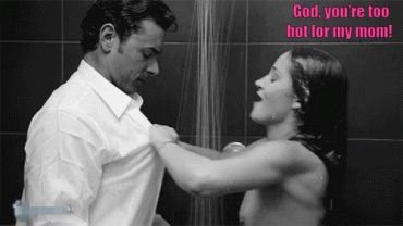 Gif - Stepdaughter seduces stepdad in the shower