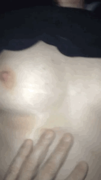 Gif - Wife’s squeezable tits and furry pussy