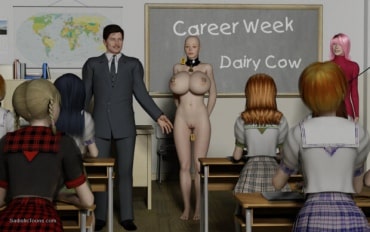 Picture - Career day at Dolcett High - Become a dairy cow