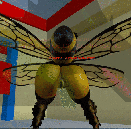 Gif - Bee dancing to monstersorgme.