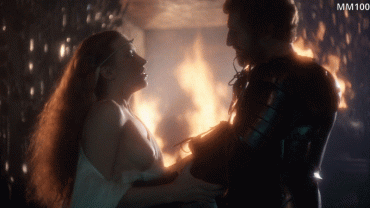 Gif - British Actress Katrine Boorman Stripped & Topless in ‘Excalibur’ (1981)