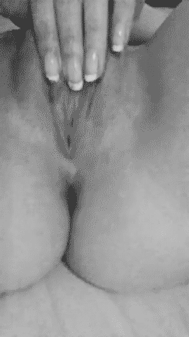 Gif - Erotic black and white sexy masturbation