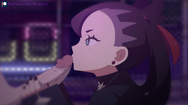 Gif - felipe godoy marnie animated gif source request pokemon nintendo sword and shield blue eyes clothed female nude male clothing ear piercing female fingerless gloves handjob kissing penis long hair looking at another male nail polish naked nude on knees ora