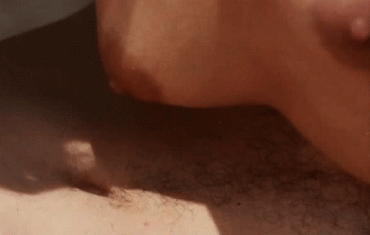 Gif - Vintage Nipple Play with Bellybutton