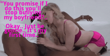 Gif - Bully steals your girlfriend's virginity
