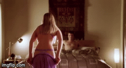 Gif - Gwyneth Paltrow Stripping Out Of Violet Lingerie II
